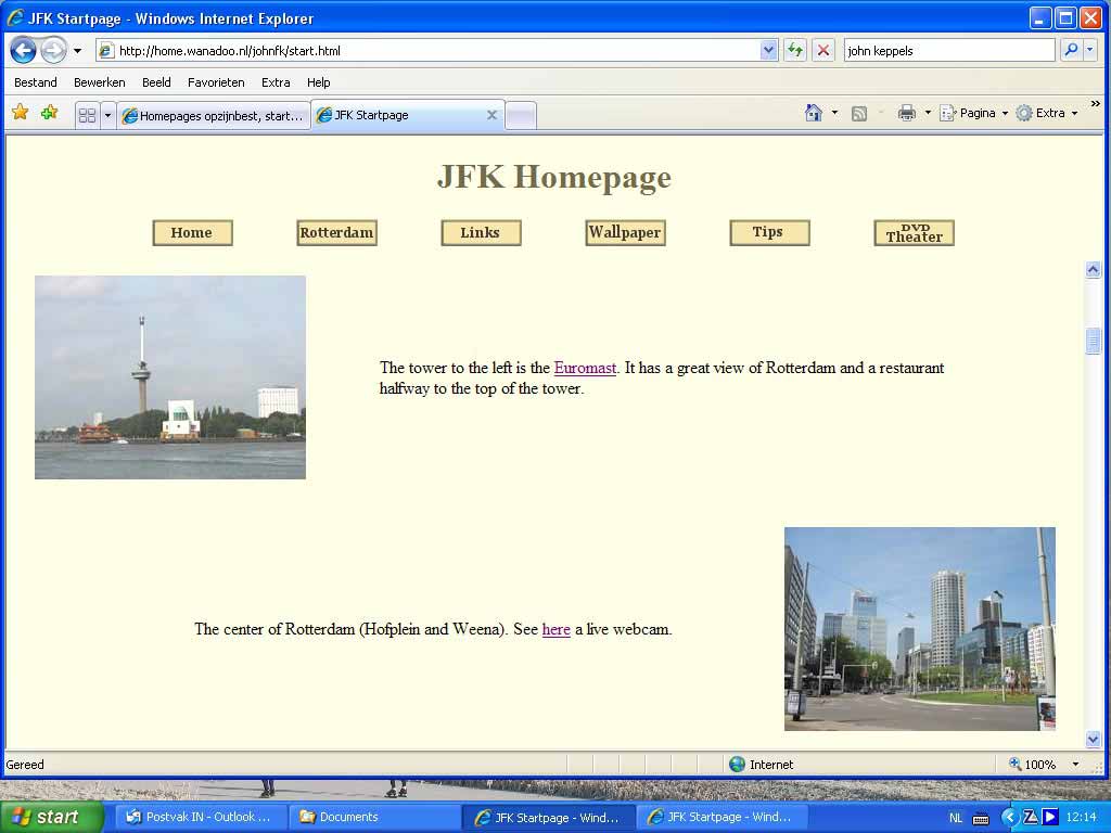 JFK Homepage, Rotterdam