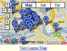 Mapa Rotterdam